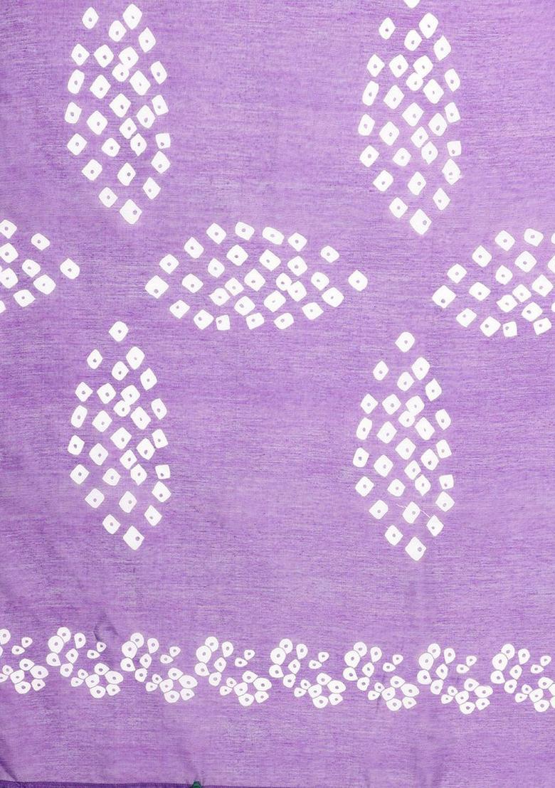 Purple Solid Viscose Anarkali Set - Indya