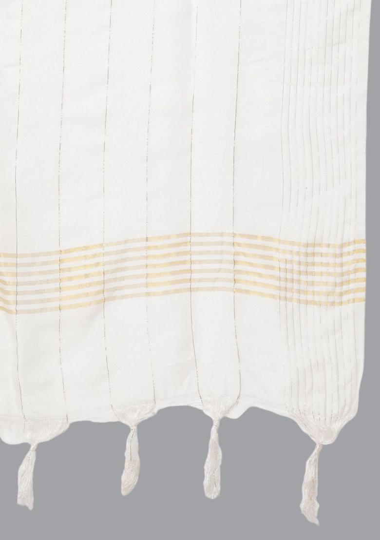 Mustard Solid Silk Kurta Set - Indya