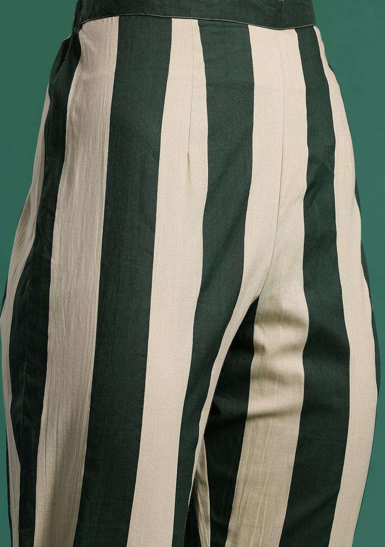 Multicolor Printed Cotton Kurta Set - Indya