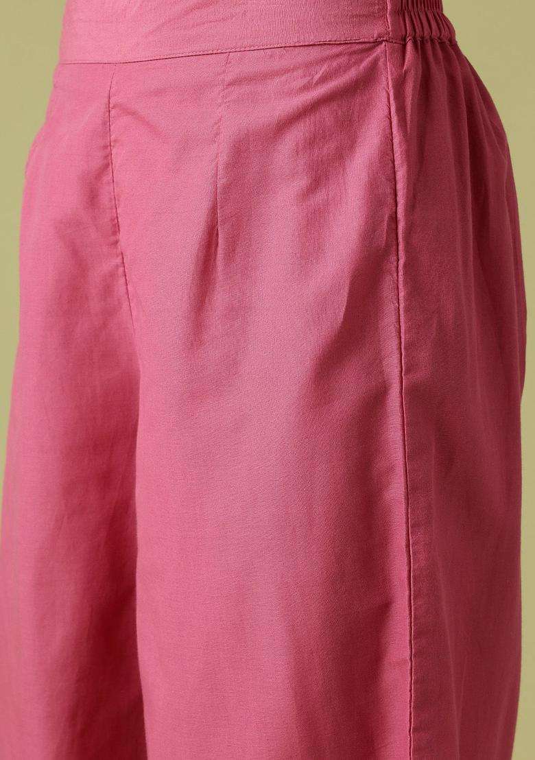 Multicolor Printed Cotton Kurta Set - Indya