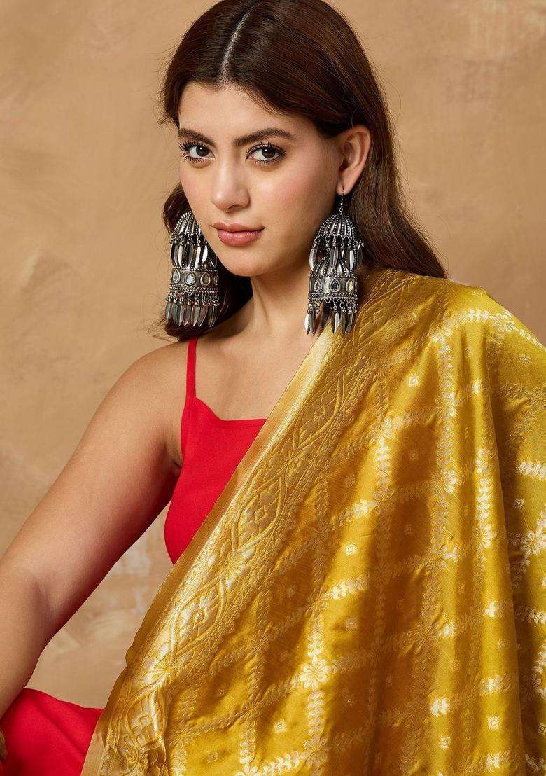 Red Solid Viscose Kurta Set - Indya
