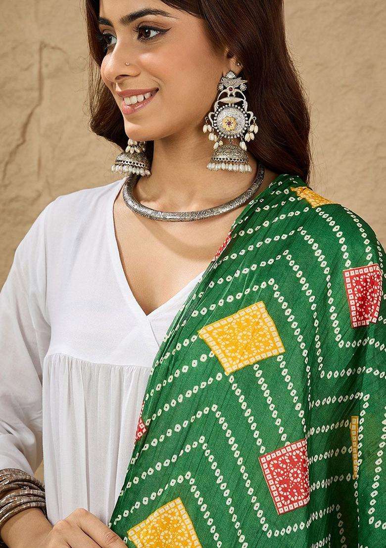 White Solid Viscose Kurta Set - Indya
