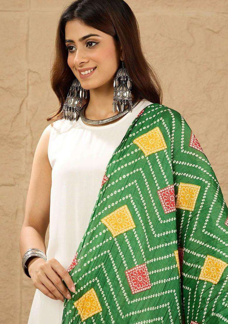 White Solid Viscose Kurta Set - Indya