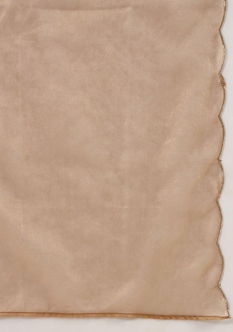 Brown Embroidered Viscose Straight Kurta Sets - Indya