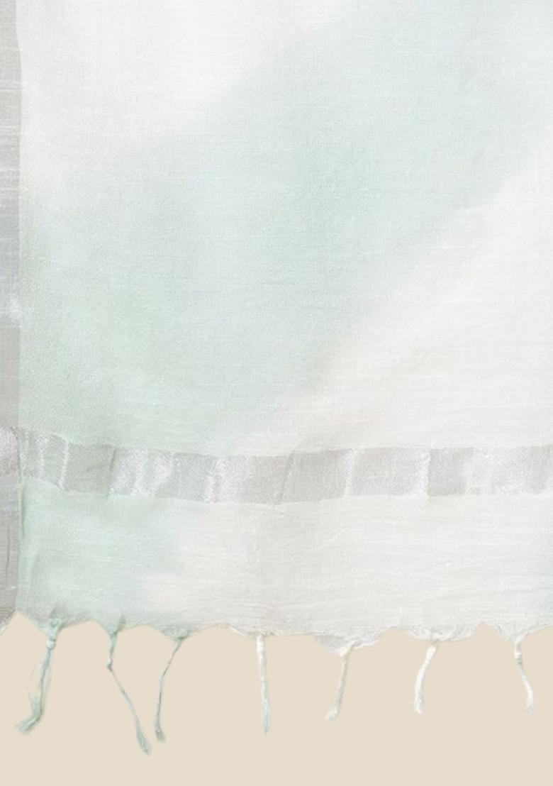 Green Striped Cotton Straight Kurta Sets - Indya