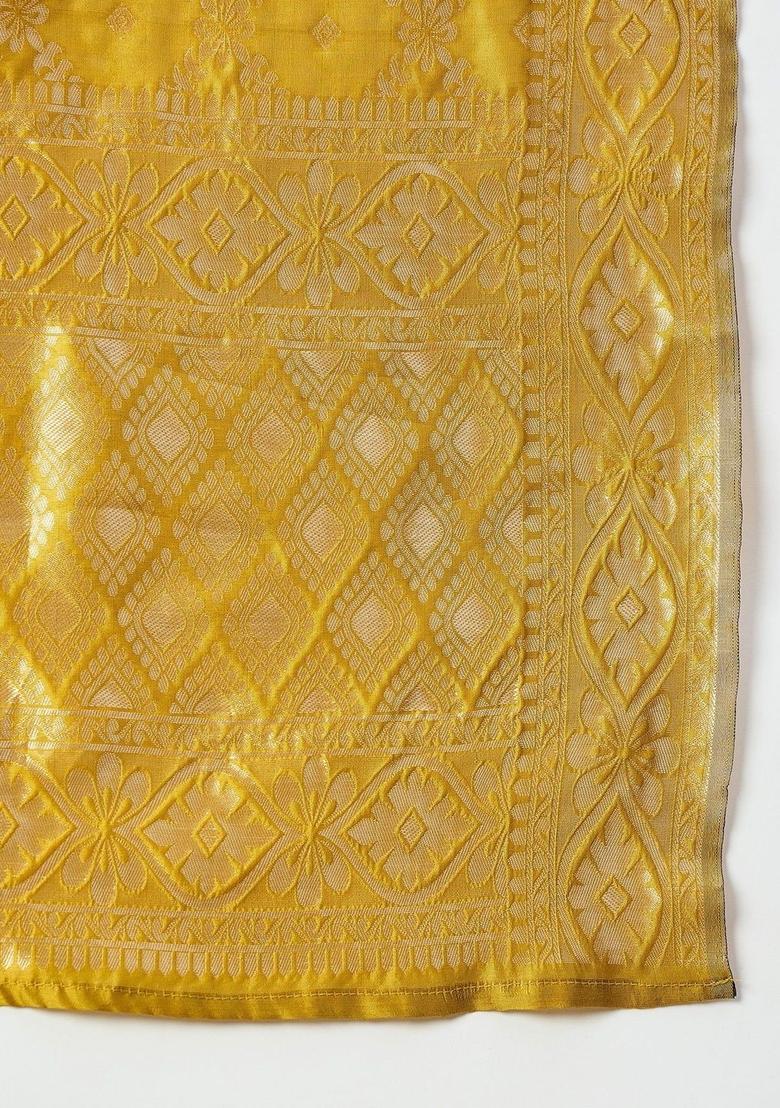 Orange Solid Viscose Anarkali Sets - Indya