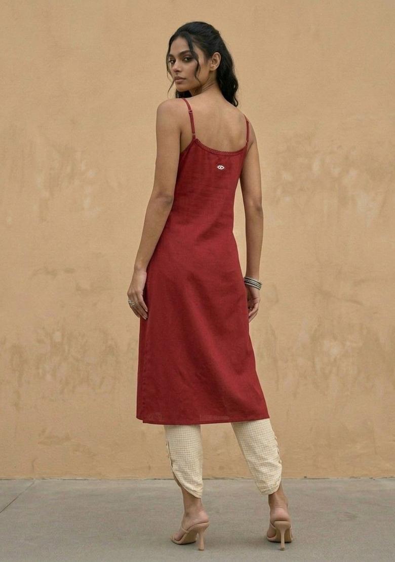 Maroon Kurtas - Indya