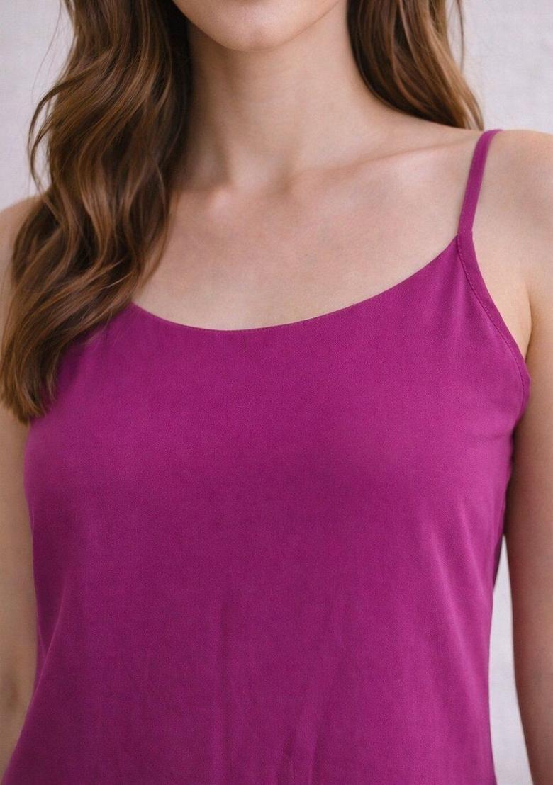 Magenta Embroidered Kurtas - Indya