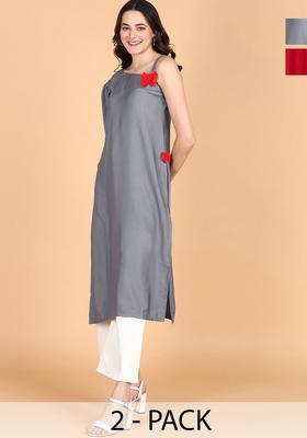 Grey Kurtas