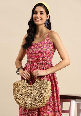 Pink Printed Cotton Kurtas