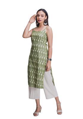 Green Printed Kurtas