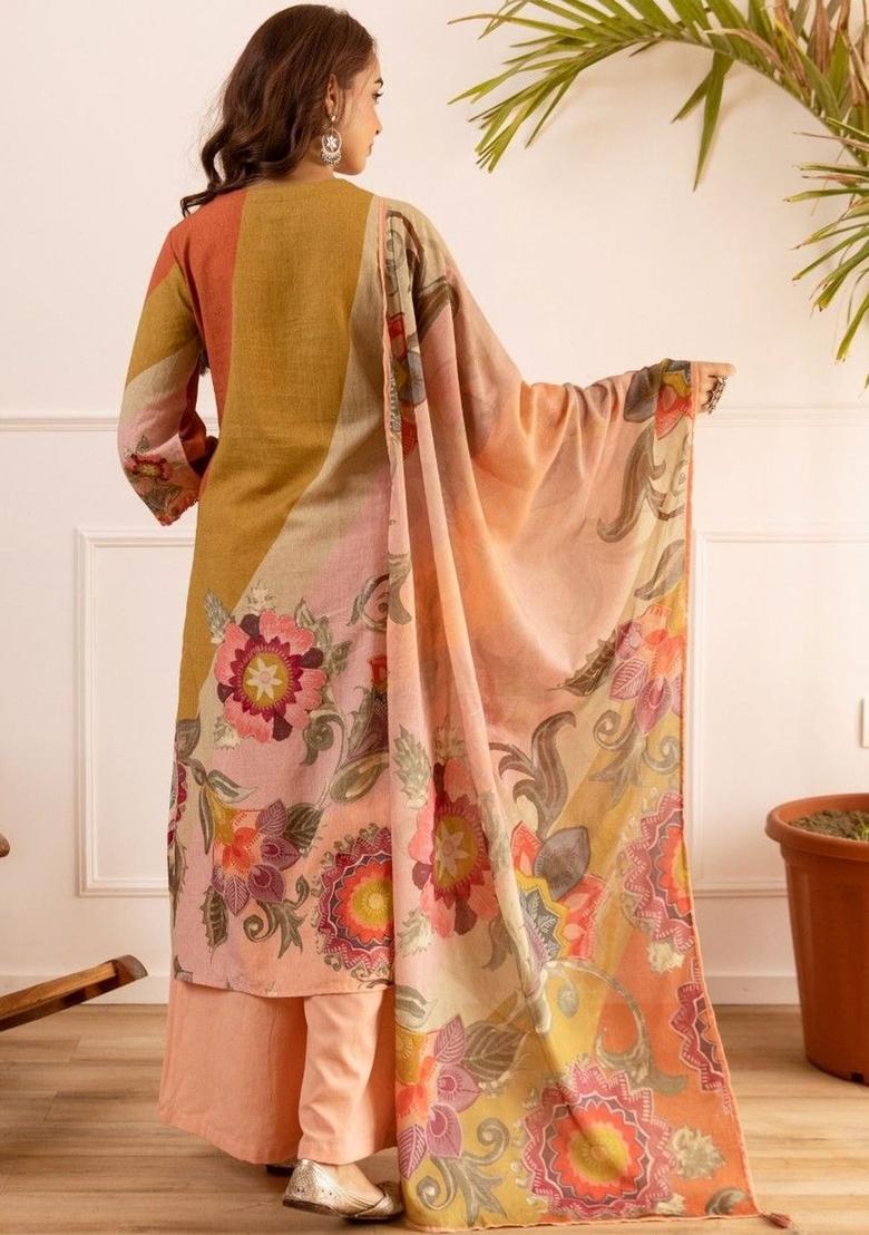 Multi Printed Cotton Kurta Sets - Indya