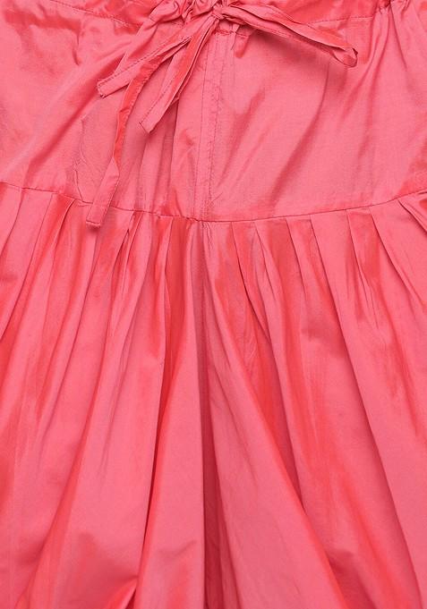 Pink Pink Solid Dhoti Pant For Men