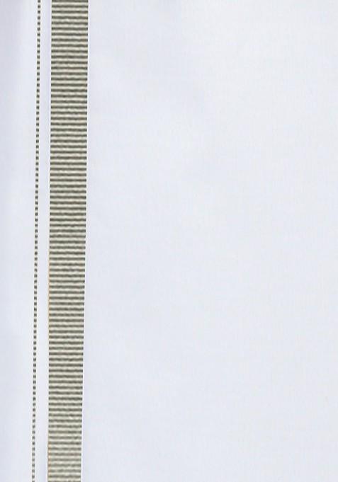 White Cotton White Solid Silver Jari Border Single Layer Dhoti For Men