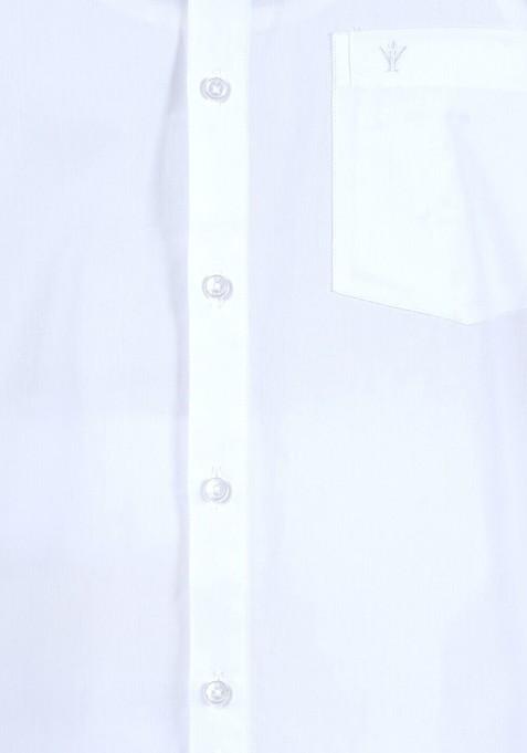 White Long Sleeves Pure Cotton Shirt With Dhoti For Men