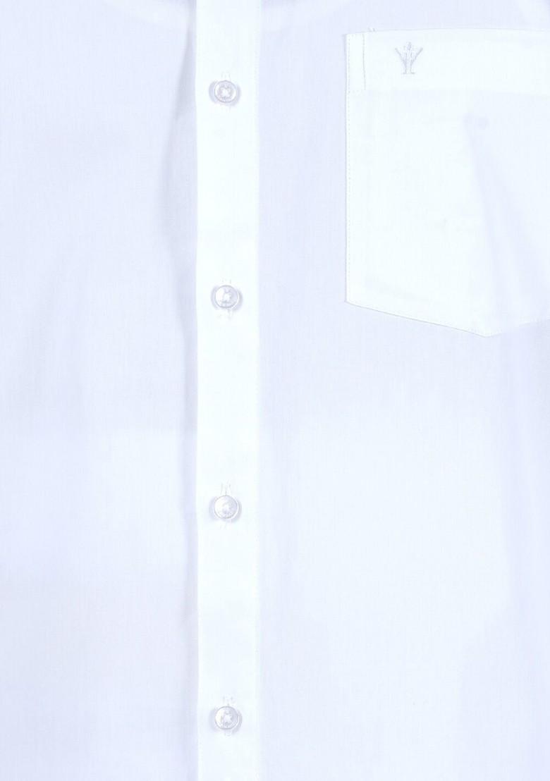White Long Sleeves Pure Cotton Shirt With Dhoti For Men