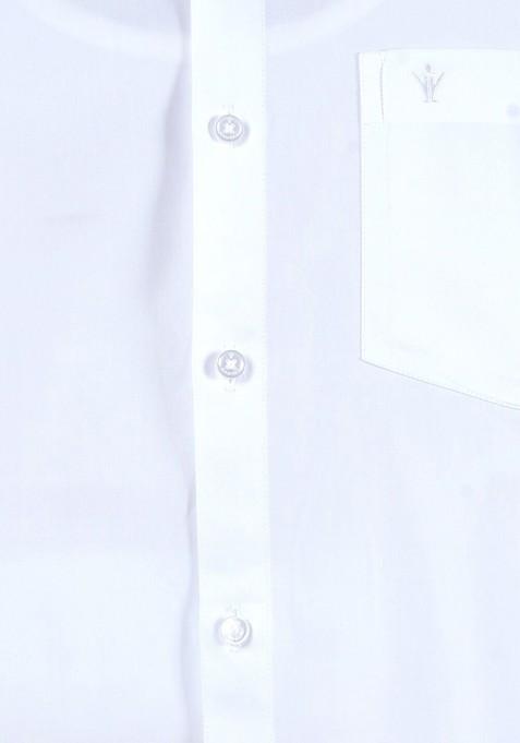 Pure Cotton Shirt With Border Dhoti Set For Men