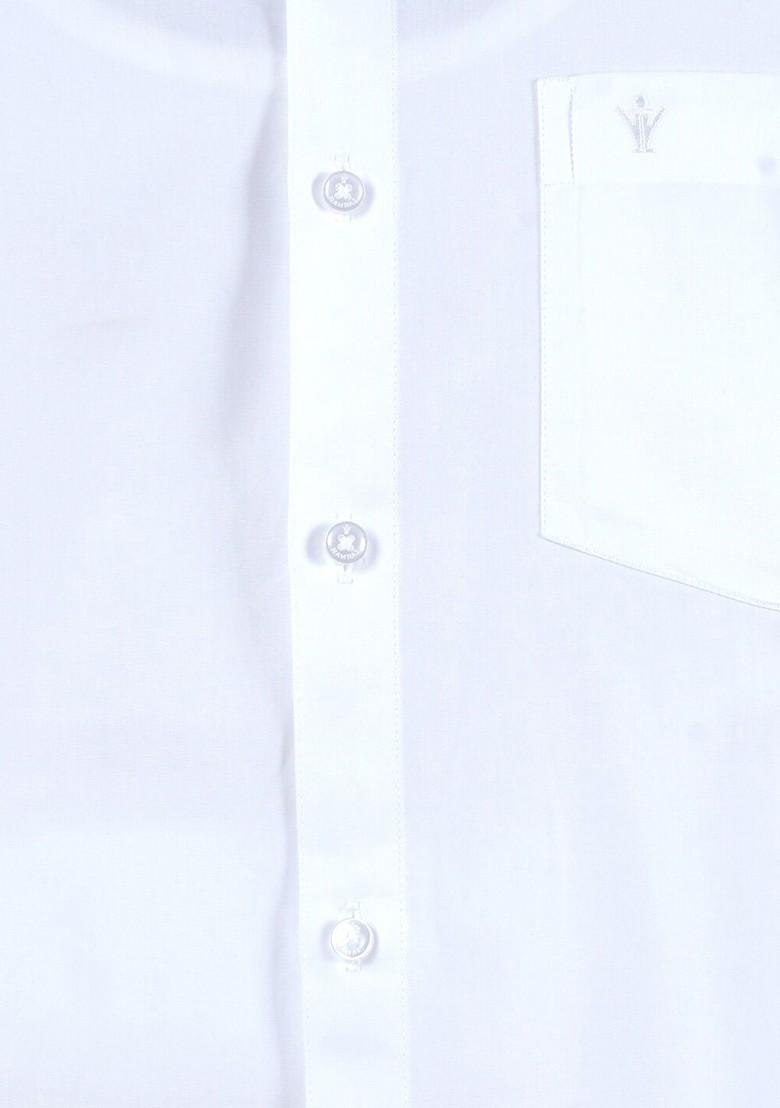 Pure Cotton Shirt With Border Dhoti Set For Men