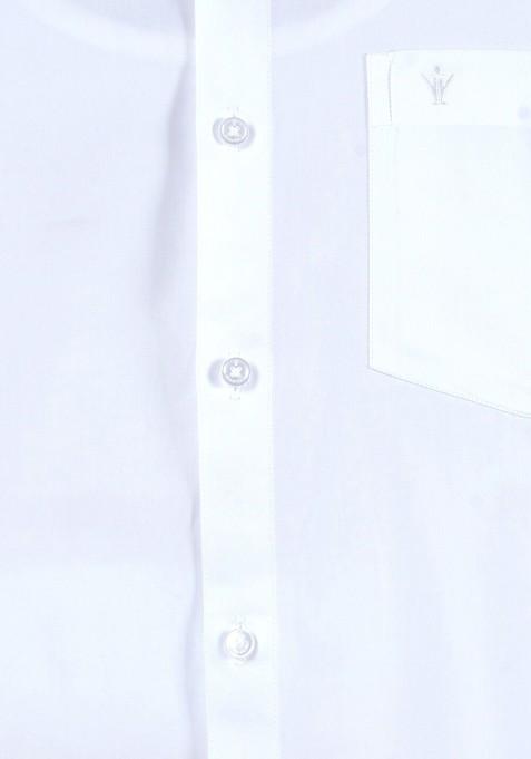 Pure Cotton Shirt With Border Dhoti Set For Men