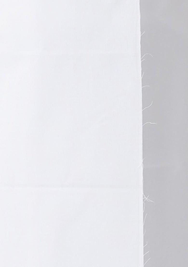 White Cotton Full Sleeve Kurta With Dhoti For Men