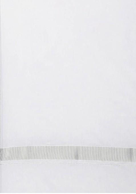 White Pure Cotton Dhoti For Men