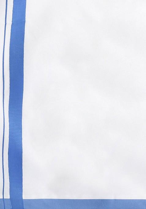 White Solid Formal Cotton Blend Shirt With Dhoti For Men