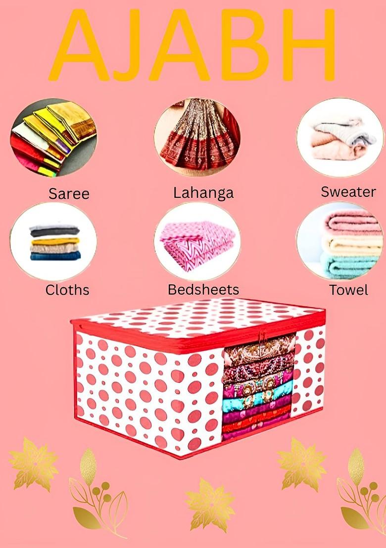 Orange Set Of 3 Regular Multi Utility Organisers