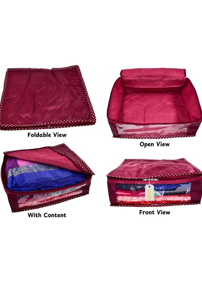 Maroon Set Of 1 Regular Multi Utility Organisers