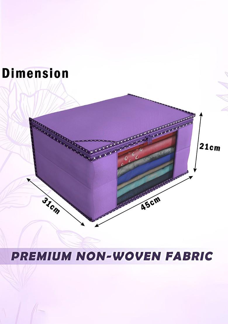 Maroon And Purple 6 Pieces Saree Cover Organisers