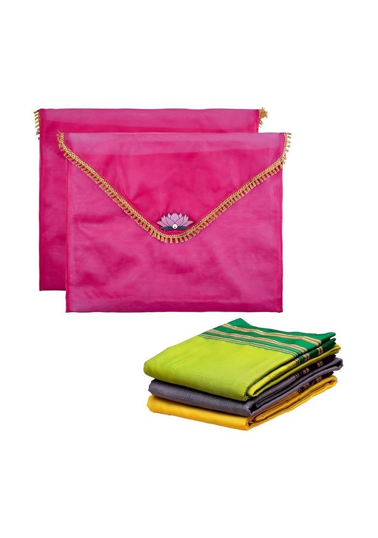 Saree Cover Set Of 2 Regular Multi Utility Organisers