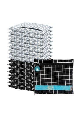 Black Set Of 6 Regular Multi Utility Organisers