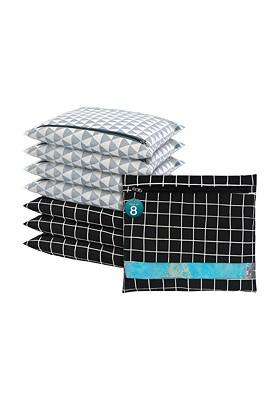 Black Set Of 6 Regular Multi Utility Organisers