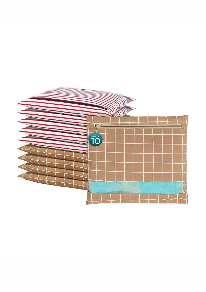 Brown Set Of 6 Regular Multi Utility Organisers