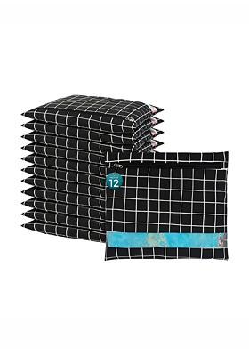 Black Set Of 6 Regular Multi Utility Organisers