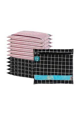 Black Set Of 6 Regular Multi Utility Organisers