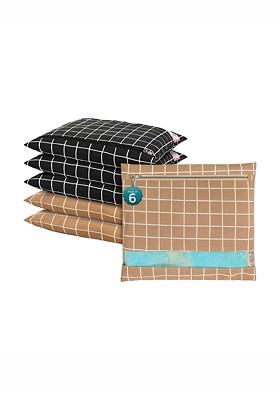 Brown Set Of 6 Regular Multi Utility Organisers