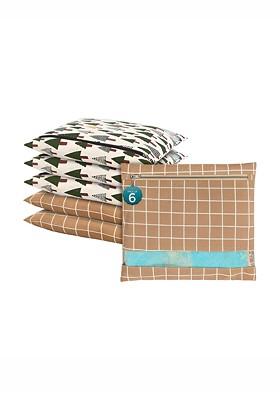 Brown Set Of 6 Regular Multi Utility Organisers