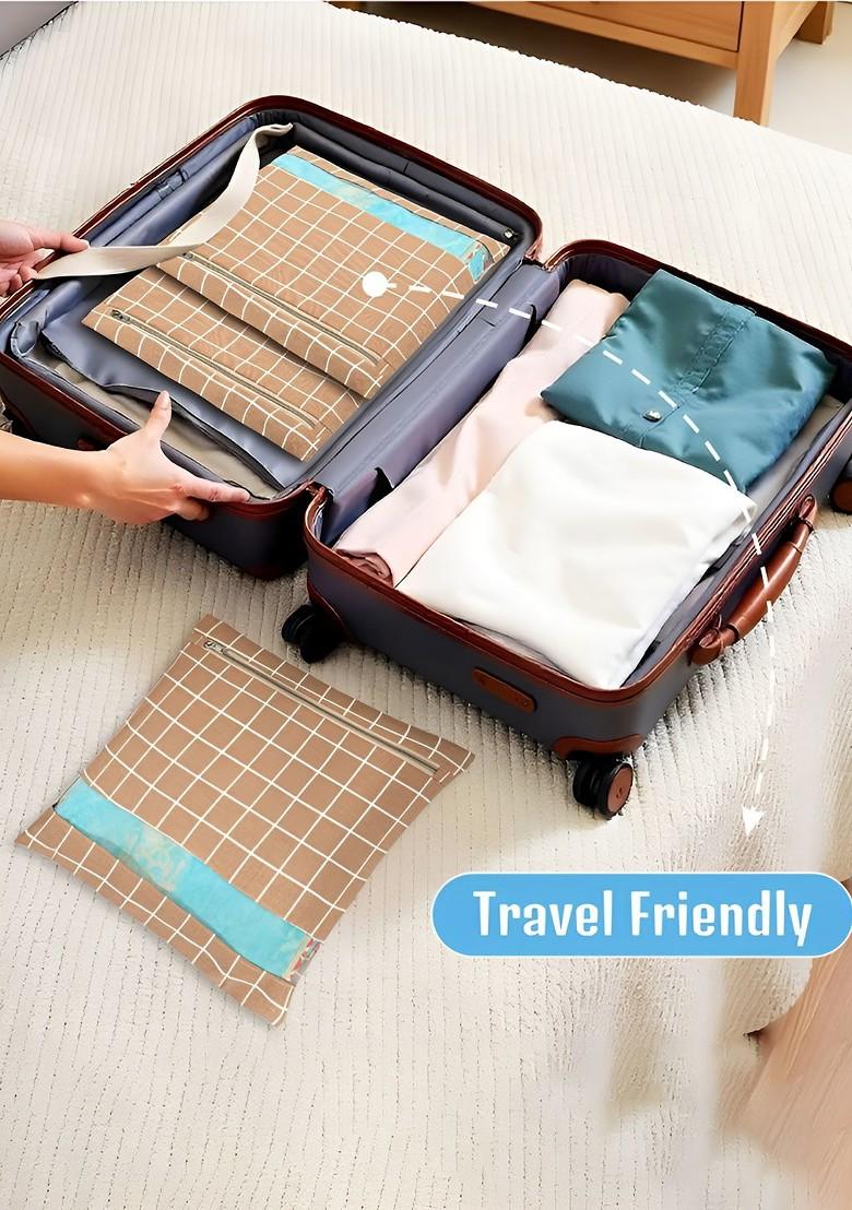 Brown Set Of 6 Regular Multi Utility Organisers