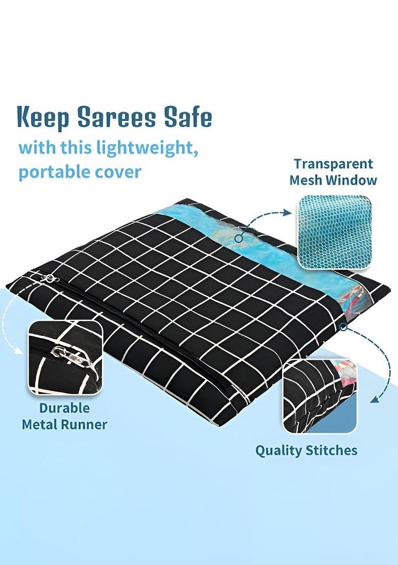 Black Set Of 6 Regular Multi Utility Organisers