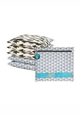 Grey Set Of 6 Regular Multi Utility Organisers