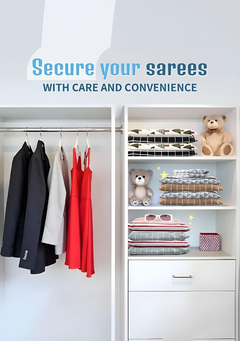 Black Set Of 6 Regular Multi Utility Organisers