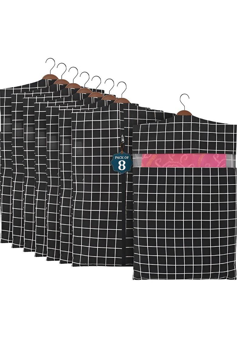 Black Set Of 6 Regular Multi Utility Organisers