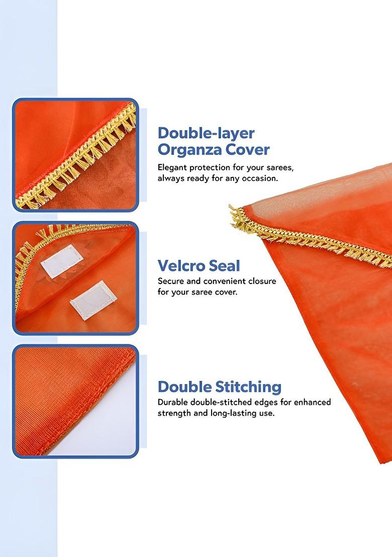 Orange Set Of 2 Regular Multi Utility Organisers