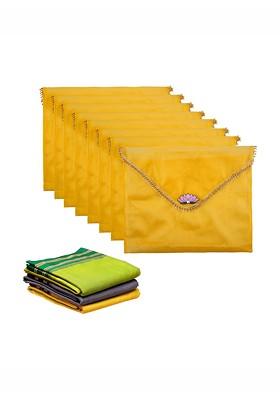 Yellow Set Of 6 Regular Multi Utility Organisers