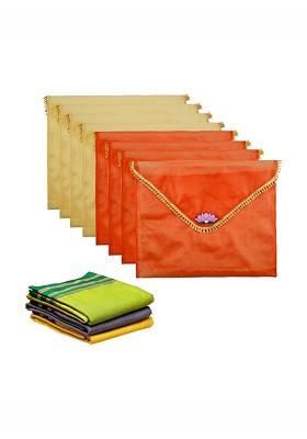 Orange Set Of 6 Regular Multi Utility Organisers