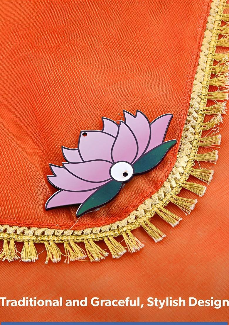 Orange Set Of 6 Regular Multi Utility Organisers