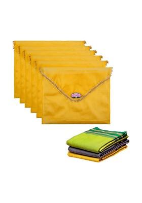 Yellow Set Of 6 Regular Multi Utility Organisers