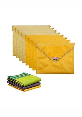 Yellow Set Of 6 Regular Multi Utility Organisers