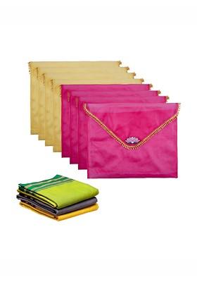 Pink Set Of 8 Regular Multi Utility Organisers