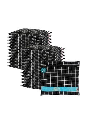 Black Set Of 6 Regular Multi Utility Organisers